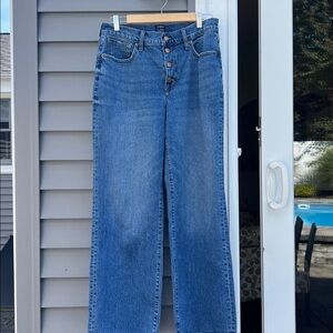 J.Crew full length wide leg jeans